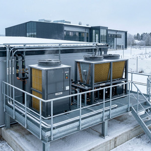 Pompa di Calore Commerciale OEM/ODM <span class=keywords><strong>ad</strong></span> Alta Potenza 40kW-215kW, 380V Aria-Acqua in Acciaio Inox, Alta Efficienza per Riscaldamento Centralizzato di Scuole e Hotel - Product Image 5