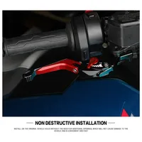 Pour HONDA Rebel CMX 500/CMX300 2017-2026, ensemble de leviers de frein et d'embrayage en aluminium CNC - réglables et pliables