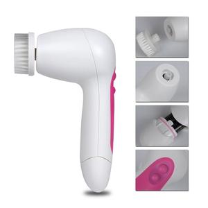 5-1 cepillo de limpieza <span class=keywords><strong>Facial</strong></span> eléctrico depurador cara masajeador maquillaje cepillo sónico rotación portátil impermeable limpiador de la cara - Product Image 6
