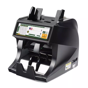 450Q <span class=keywords><strong>2</strong></span> CIS Volledig Aanraakscherm Geldtelmachine Twee Vakken Bankbiljetten Sorteerder Gemengde Waarde Teller Machines - Product Image 3