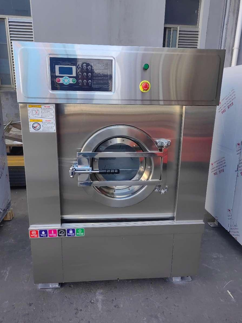 750kg Stainless Steel Electric Fully Automatic Washer Extractor Commercial Industrial Laundry Machine 380V High Efficiency