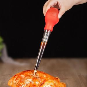 ชุดไก่งวงอบพร้อมแปรงสำหรับบาร์บีคิวและแปรงทำความสะอาดหัวฉีดซิลิโคนเกรดอาหารพร้อมที่วัด - Product Image 5