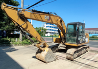 Excavatrice Caterpillar 313GC d'occasion, modèle 2022, moteur à faibles émissions Tier 3, boîte de vitesses, pompe/moteur hydraulique, faible consommation de carburant, 13 tonnes