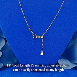 Solid Gold Diamond Star of David Necklace: Baguette & Round, Adjustable Chain - Product Image 3