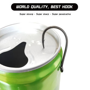 Hameçon <span class=keywords><strong>de</strong></span> pêche en acier à haute teneur en carbone, crochet CHI NU à anneau perforé à pointe inclinée <span class=keywords><strong>de</strong></span> 15 degrés, barbe pointue adaptée à l'<span class=keywords><strong>eau</strong></span> douce et à l'<span class=keywords><strong>eau</strong></span> <span class=keywords><strong>de</strong></span> <span class=keywords><strong>mer</strong></span> - Product Image 6