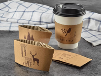 Importation de gobelets à café chaud jetables en papier kraft biodégradable de 20 oz avec couvercle et manchon, personnalisés et imprimés, à vendre en provenance de Chine