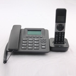 Nouveau téléphone fixe <span class=keywords><strong>sans</strong></span> <span class=keywords><strong>fil</strong></span> avec 1 base et 1 combiné, portable et pratique - Product Image 1