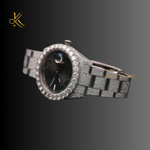 นาฬิกาเพชรมอสซาไนต์สุดหรูสำหรับผู้หญิงพร้อมสไตล์ที่หรูหราเปล่งประกายระดับพรีเมียมและความทนทานยาวนานสำหรับสไตล์ที่มีสไตล์ในชีวิตประจำวัน - Product Image 6