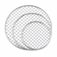 Grille de barbecue en acier inoxydable, anti-rouille, robuste, écologique, pour camping en plein air, compatible lave-vaisselle