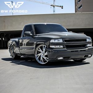 Кованые колеса из 2 частей, колеса из 3 частей, диски 18-24 дюйма, Глубокая тарелка, дизайн 5x112 5x130 5x120 5x114,3, Alloyfor Chevrolet - Product Image 4