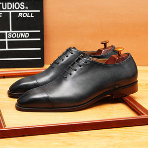 Chaussures habillées classiques pour hommes 2026 - Chaussures Oxford en cuir clair style britannique pour hommes - Product Image 6