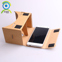 Approvisionnement direct usine VR1001 Lunettes de réalité virtuelle 3D en carton pour smartphone DIY Yiwu