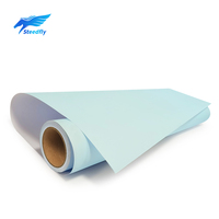 Rollo de Papel para Plotter Azul de una Cara de 80g, Núcleo de 3 Pulgadas, 150m, Colores Personalizados Disponibles