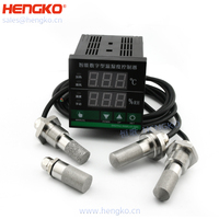 HENGKO HT703 sonde de filetage en acier inoxydable rs485 contrôleur numérique de température et d'humidité pour incubateur d'oeufs