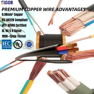 56070 Extensão de Chicote Elétrico de <span class=keywords><strong>7</strong></span> Vias para Reboque RV com Isolamento em PVC/PBT, Classificação IP66, 300V, para Caçamba de Caminhão, Quinta Roda e Reboque Gooseneck - Product Image 5