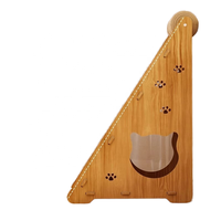 Sisal Cat Scratch Board mit kratz festem Holznest-Sofa Verschleiß festes Cat Claw Pad Cat Bed-zum Schleifen von Artefakten