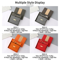 Ensemble de carnet en cuir A5 personnalisé avec stylo, nouvelles idées pour cadeaux d'affaires, idée de cadeau d'entreprise, ensemble de cadeaux promotionnels d'entreprise
