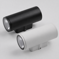 Lampe murale LED ronde à double tête, étanche IP65, éclairage vers le haut et vers le bas, RGB RGBW, pour extérieur, jardin, cour