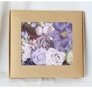 New Design Artificial <strong>Flowers</strong> <strong>Box</strong> for Gift Packing Cardboard Paper Wedding Gift <strong>Box</strong> Packaging With Ribbon - Product Image 3