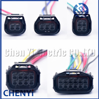 Lampu depan LED, 2/3/4/8/12 Pin lampu kabut berjalan siang hari konektor lampu seri HX colokan untuk Accord CRV