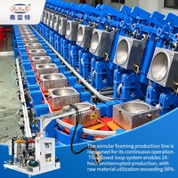 Línea de Producción de Espuma a Alta Presión Totalmente Automatizada para Vertido Robótico Silencioso de Bolas, Personalización a Medida