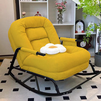 Pouf Simple Moderne Adulte Maison Salon Balcon Loisirs Salon Sitable Inclinable Paresseux Fauteuil à Bascule pour Chambre