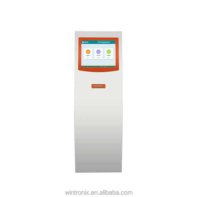 Hot Sale Wintronix Indoor Visitor Management Automatic Ordering Payment Hotel Self Service Check-in Terminal Kiosk Facial SDK