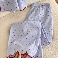 Vêtements de nuit pour femmes, style français, pyjama à manches longues pour femmes, pantalon printemps automne, ensemble de vêtements de maison