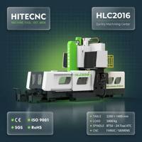 HLC2016 CNC Portal Freze Tezgahı Ağır Hizmet Tipi Çift Kolon Dikey İşleme Merkezi 3 Eksenli Freze Makinesi Çelik Parçalar için