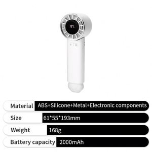 Ventilateur USB miniature portatif personnalisé, pliable, format poche, cadeaux d'été, ventilateur rafraîchissant avec logo - Product Image 4