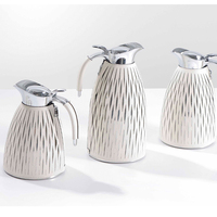 Ketel dan teko air dingin berbahan stainless steel 304 food-grade, modern, mewah, dan praktis sebagai hiasan rumah.