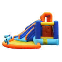 Maison de rebond de château gonflable en vrac personnalisable de mini glissière d'eau d'intérieur de haute qualité pour des enfants