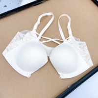 Soutien-gorge sans couture Evenyoung à fermeture avant, en dentelle, sans armatures, push-up, invisible, lingerie féminine, vente en gros