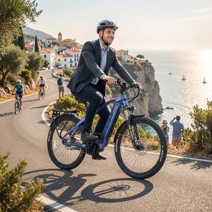 Bicicleta Eléctrica Urbana <span class=keywords><strong>Ibike</strong></span>, Bicicleta de Ciudad Inteligente con Batería de Litio Electrónica, Largo Alcance, Asistencia al Pedaleo - Product Image 1