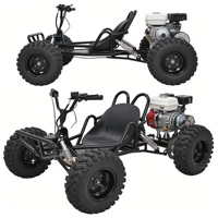 Kart tout-terrain à essence toutes saisons, kart de course à quatre roues durable avec cadre antirouille pour toutes les saisons