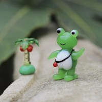 Handgefertigte Glas-Figuren von Frosch und Wal für Desktop-Heimdekoration Weihnachtsschmuck