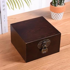 Caja de madera de pino con corte láser, estilo artístico folclórico europeo, con diseño de barco y motivos de amor, para regalo, embalaje de alta calidad, para días festivos, con bolsa de regalo, color, OPP - Product Image 2