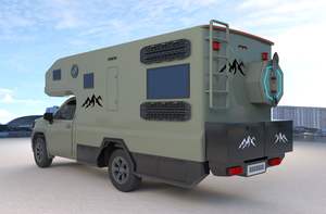 लक्जरी ऑफ-रोड ट्रक कैमपर मोबाइल होम मोटरहोम कस्टमाइज़ेबल कैमपर कारवां, सभी मौसम के उपयोग के लिए बाथरूम रसोई के साथ - Product Image 5