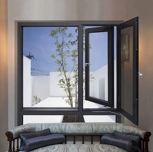 Đôi tráng men nhôm nghiêng và biến Windows chống cháy cách nhiệt im lặng nhiệt phá vỡ cửa sổ xoay - Product Image 1