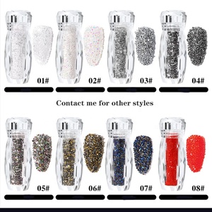 3D Pixie Nail Art Micro <span class=keywords><strong>Crystal</strong></span> Rhinestones AB Caviar Beads Nail Stones Rhinestones Pixie AB Flatback Nail Pixie Crystals - Product Image 6