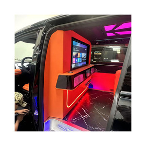 ชุดอัพเกรดภายในรถตู้ Mercedes Sprinter แบบหรูหรา VIP พร้อมเบาะนั่งและฉากกั้นปรับมุมได้ วัสดุหนัง Nappa รุ่น 907 W907 - Product Image 3