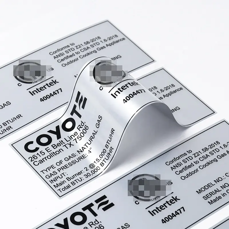 Custom waterproof matte gold/silver label sticker scratch stickers packaging silver round scratch off sticker silver
