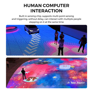 FUTUREX-Écran de piste de danse à carreaux LED FX-DZOA-ALT pour ascenseur, intérieur/extérieur, moulage sous pression, affichage mural vidéo personnalisable en aluminium - Product Image 5