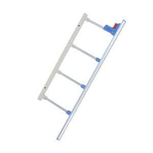 <b>Folding</b> Anti Fall <b>Bed</b> Rail Aluminum Alloy Four Position Children Elderly Dormitory <b>Bed</b> Handrail 10cm Mattress Height Blue - Product Image 4