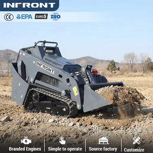 Mini chargeuse sur pneus avec souffleuse à <span class=keywords><strong>neige</strong></span>, godets, mini chargeuse sur pneus avec souffleuse à <span class=keywords><strong>neige</strong></span>, mini chargeuse sur chenilles de jardin, livraison gratuite - Product Image 1