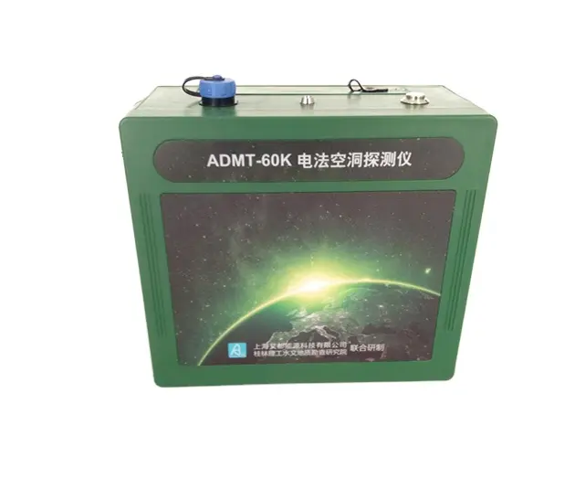 Detector de cavidade subterrânea k60 60m, equipamento de detecção de cavidade mapeamento automático 3d gráficos