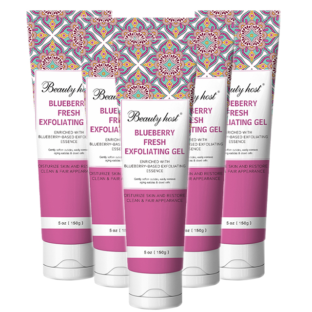 Отшелушивающий гель для лица с фирменной торговой маркой, Органическое средство для удаления огрубевшей кожи, локтя, колена, черники, отшелушивающий скраб для тела