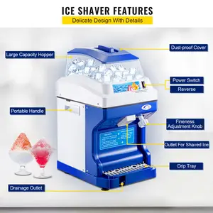חשמלי שלג קון יצרנית קרח מכונת גילוח קרח מגרסה מכונה