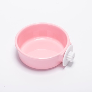 Bol double en mélamine avec base intégrée pour nourriture et eau, pour chats et chiens d'intérieur - Product Image 1