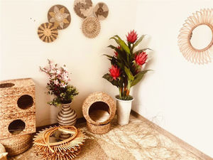 Assiette de décoration murale tissée pour enfants, accessoires de Maison, en vogue, Design Art suspendu, Phases de lune nordique, cadeaux, 1 pièce - Product Image 5